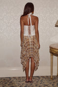 Load image into Gallery viewer, Asha Hankerchief Midi Skirt - Vinnie Brown