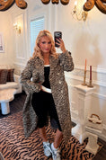 Load image into Gallery viewer, Montaigne Zebra Longline Trench Coat