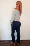 Load image into Gallery viewer, The Maison Lace Lounge Pants - Navy