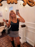 Load image into Gallery viewer, The Delphine Mini Skort — Paris Fog