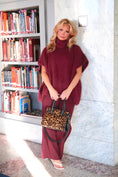 Load image into Gallery viewer, The Rue de Louvre Mohair Sweater - Bordeaux
