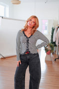 Load image into Gallery viewer, The Femme Noir Stripe Top