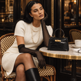 Load image into Gallery viewer, The Janáe Mini Handbag — Noir Croc