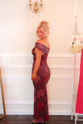 Load image into Gallery viewer, The Merlot Hibiscus Dress