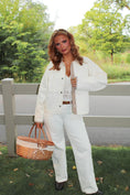 Load image into Gallery viewer, The Orchard Lane Jacket – Cream Gingham
