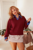 Load image into Gallery viewer, The Manor House Pullover - Burgundy