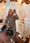 Load image into Gallery viewer, Montaigne Zebra Longline Trench Coat