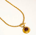 Load image into Gallery viewer, The Bordeaux Cabochon Necklace