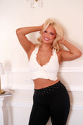 Load image into Gallery viewer, The Colette Ruffle Bra Top – Blanche
