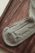 Load image into Gallery viewer, The Gilmore Cable Socks - Grey