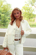 Load image into Gallery viewer, The Orchard Lane Jacket – Cream Gingham