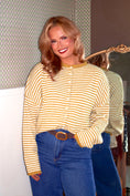 Load image into Gallery viewer, Timeless Threads Cardigan - Mustard Seed