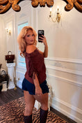 Load image into Gallery viewer, The Noémie Satin Top — Bordeaux