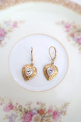 Load image into Gallery viewer, Heirloom Hearts Drop Earrings