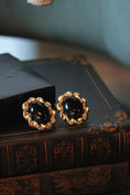 Load image into Gallery viewer, The Nocturne Vintage 18k Earrings RESTOCK