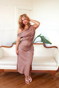 Load image into Gallery viewer, The Juliette Polka Dress – Mocha Dot