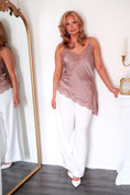 Load image into Gallery viewer, The French Kiss Lace Top – Taupe