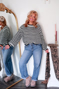 Load image into Gallery viewer, The Parisian Stripe Chalet Knit