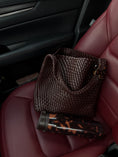 Load image into Gallery viewer, The Margaux Woven Tote - French Roast