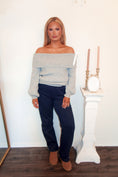 Load image into Gallery viewer, The Maison Lace Lounge Pants - Navy