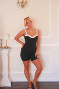 Load image into Gallery viewer, Meredith Contrast Bustier Romper