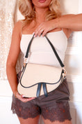 Load image into Gallery viewer, The Camille Raffia Saddle Bag