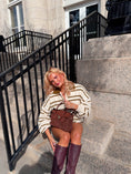 Load image into Gallery viewer, The Hudson Stripe Polo Sweater