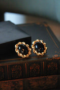 Load image into Gallery viewer, The Nocturne Vintage 18k Earrings RESTOCK