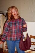 Load image into Gallery viewer, The Lorenze Quilted Jacket – Mulberry Plaid