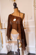 Load image into Gallery viewer, The Lustré Fringe Poncho – Cocoa