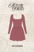Load image into Gallery viewer, The Autumn Sonata Mulberry Romper