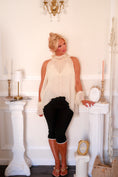 Load image into Gallery viewer, The Tuileries Chiffon Blouse – Crème