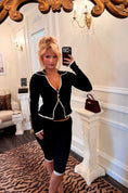 Load image into Gallery viewer, Claudie Contrast Knit Top