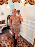 Load image into Gallery viewer, The Bijou Leopard Mini Dress