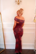 Load image into Gallery viewer, The Merlot Hibiscus Dress