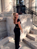 Load image into Gallery viewer, The Margaux Off-Duty Set — Noir