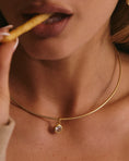 Load image into Gallery viewer, The Georgia Stone Omega Necklace