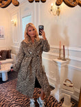 Load image into Gallery viewer, Montaigne Zebra Longline Trench Coat