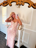 Load image into Gallery viewer, The Versailles Petal Sequin Dress