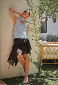 Load image into Gallery viewer, The Le Marais Ruffle Skirt — Noir