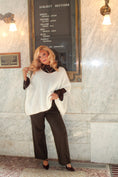 Load image into Gallery viewer, Heirloom Drape Mohair Sweater — Ivory