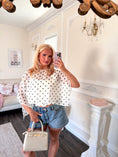 Load image into Gallery viewer, Polka Dots In Paris Poncho