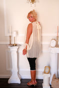 Load image into Gallery viewer, The Tuileries Chiffon Blouse – Crème