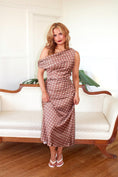 Load image into Gallery viewer, The Juliette Polka Dress – Mocha Dot
