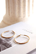 Load image into Gallery viewer, The English Elegance Gold Hoops