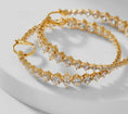 Load image into Gallery viewer, Leah Statement Hoop Earrings