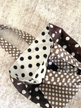 Load image into Gallery viewer, Espresso Dot Vintage Tote Set