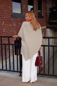 Load image into Gallery viewer, The Madeleine Poncho - Champagne Mist ✨
