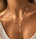 Load image into Gallery viewer, The Pearl Tide Lariat