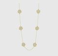 Load image into Gallery viewer, The Fleurette Pavé Necklace